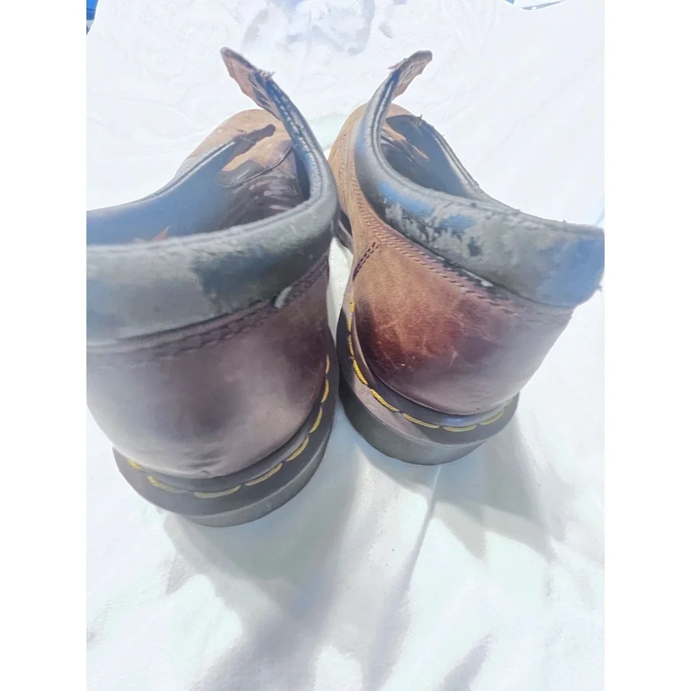 Dr.‎ Martens 8053 Brown Leather Padded Collar Oxford Shoes Mens 13 UK 12 EU 47